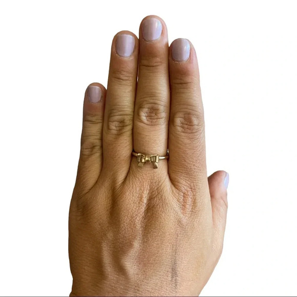 Brass Bow Ring - Picture 4 of 4